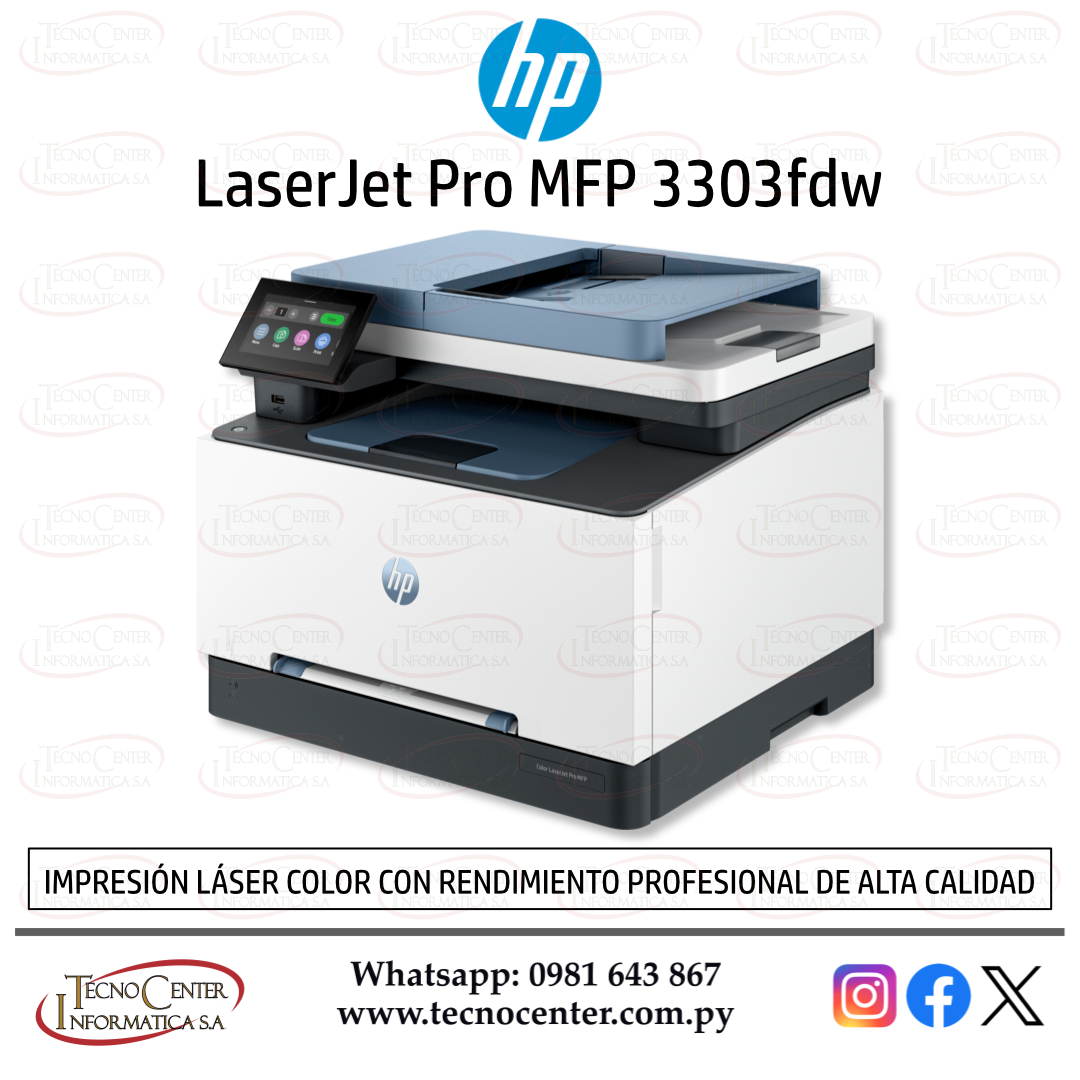 Impresora Color LaserJet Pro MFP 3303fdw